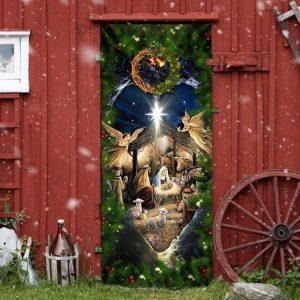 Jesus Is Born Door Cover Nativity Of Jesus Door Cover Gift For Christian 3 gmuch1.jpg