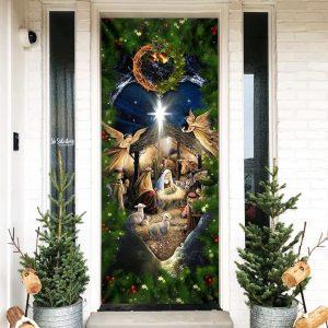 Jesus Is Born Door Cover Nativity Of Jesus Door Cover Gift For Christian 5 iopaof.jpg