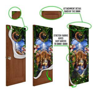 Jesus Is Born Nativity Of Jesus Door Cover Christian Home Decor Gift For Christian 4 r0v7nr.jpg