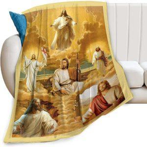 Jesus Picture Christian Quilt Blanket Christian Blanket Gift For Believers 4 zysesh.jpg