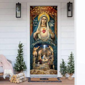 Let Us Adore Hime Jesus Door Cover Christian Home Decor Gift For Christian 5 xo11b7.jpg