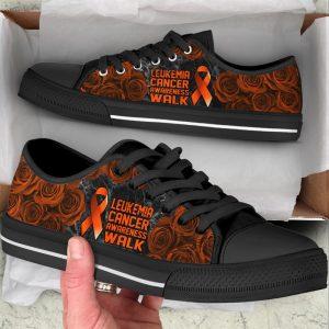 Leukemia Cancer Shoes Awareness Walk Low Top&hellip;