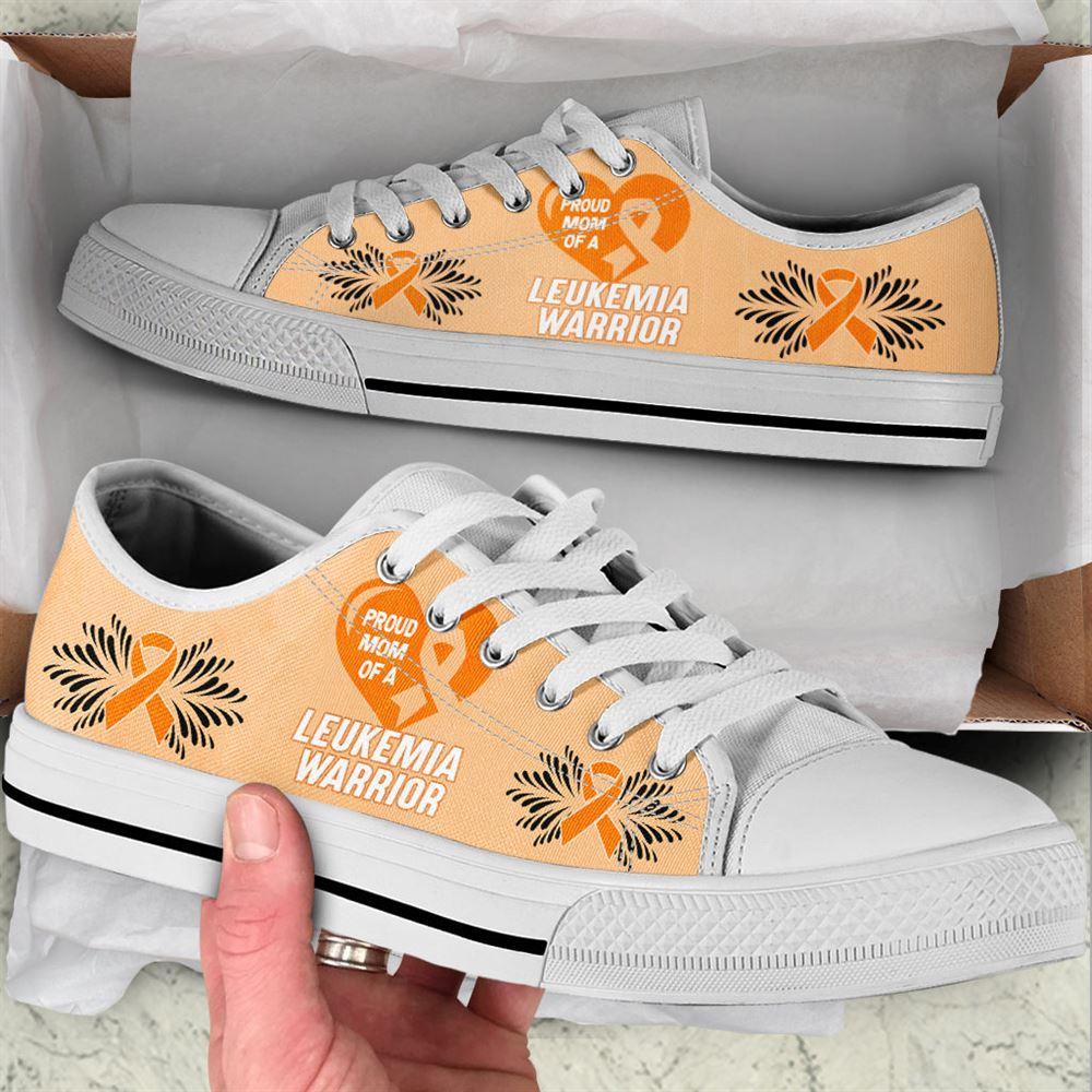 Leukemia Shoes Warrior Low Top Shoes, Gift For Survious