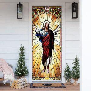 Love Jesus Door Cover Christian Home Decor Gift For Christian 5 kcxzos.jpg