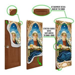 Mary Gives Birth To Jesus Door Cover Christian Home Decor Gift For Christian 4 f6tuwa.jpg