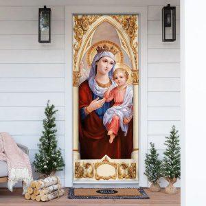 Mary and Jesus Door Cover Christian Home Decor Gift For Christian 5 mffbzw.jpg