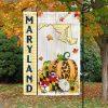 North Carolina Fall Flag Thankful Grateful and Blessed – Thanksgiving Flag Outdoor Decoration