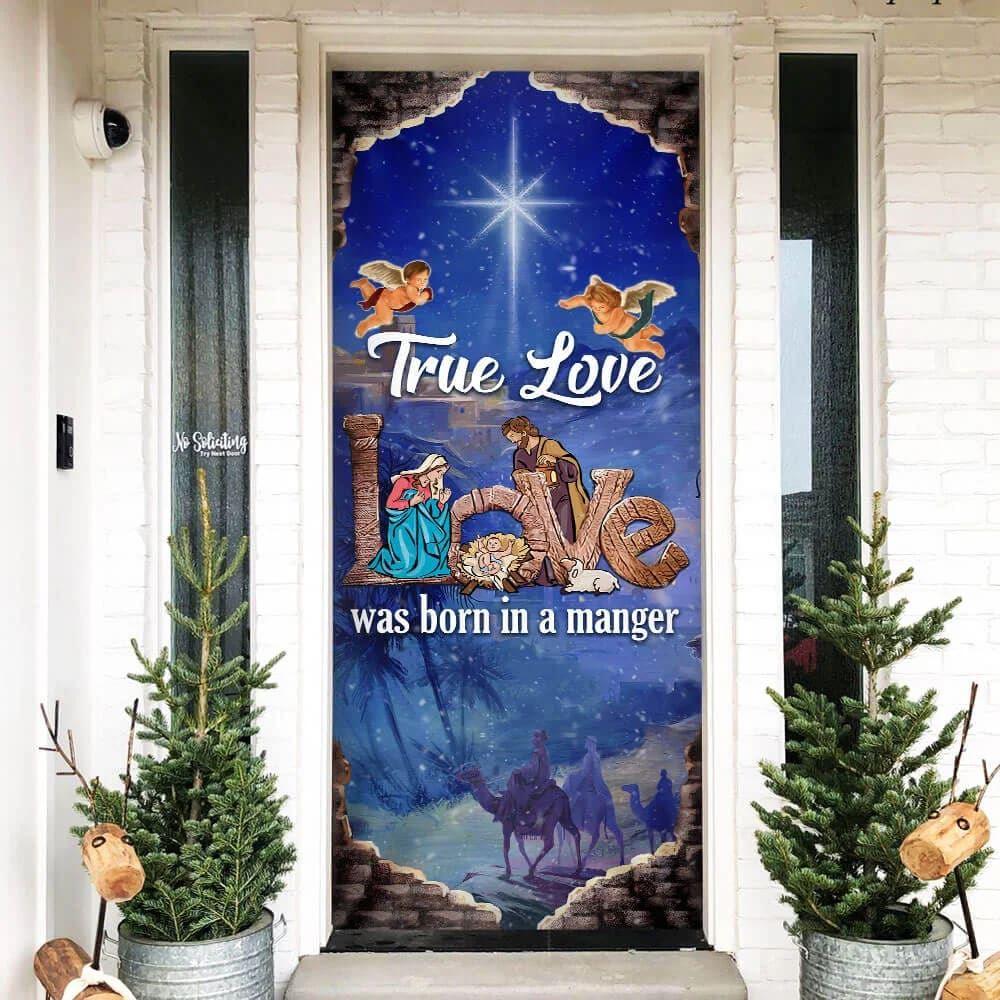 Nativity Of Jesus Door Cover, Jesus Is Born, Christian Home Decor, Gift For Christian Nativity Of Jesus Door Cover, Jesus Is Born, Christian Home Decor, Gift For Christian