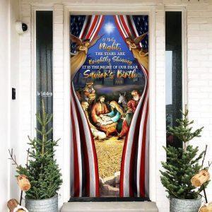Nativity Of Jesus Door Cover Jesus Is Born Door Cover Christian Home Decor Gift For Christian 4 elkxm6.jpg
