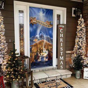 Nativity Scene Door Cover, Jesus Is Born,&hellip;