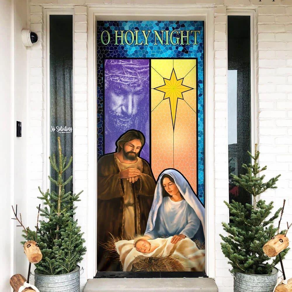 O Holy Night Door Cover, Jesus Door Cover, Christian Home Decor, Gift For Christian O Holy Night Door Cover, Jesus Door Cover, Christian Home Decor, Gift For Christian