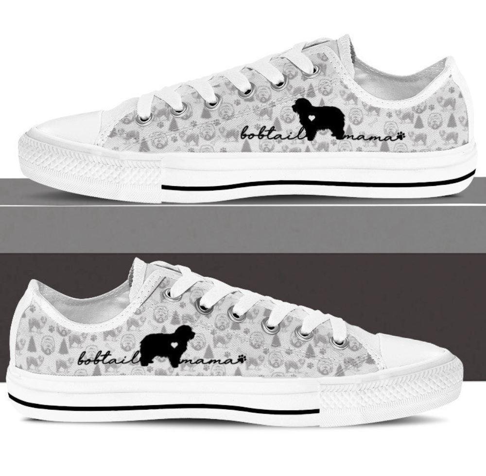 Old English Sheepdog Low Top Shoes Sneaker, Gift For Dog Lover