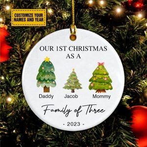 Personalised Christmas Ornament, Our 1st Christmas As&hellip;