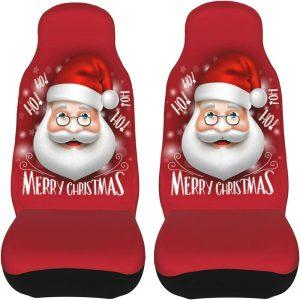 Santa Claus Christmas Car Seat Covers Vehicle Front Seat Covers, Christmas Car Seat Covers