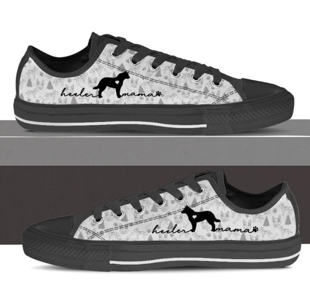 Stylish Australian Cattle Dog Low Top Sneakers, Gift For Dog Lover
