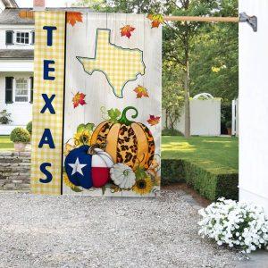 Texas Fall Thanksgiving Pumpkins Flag – Thanksgiving&hellip;