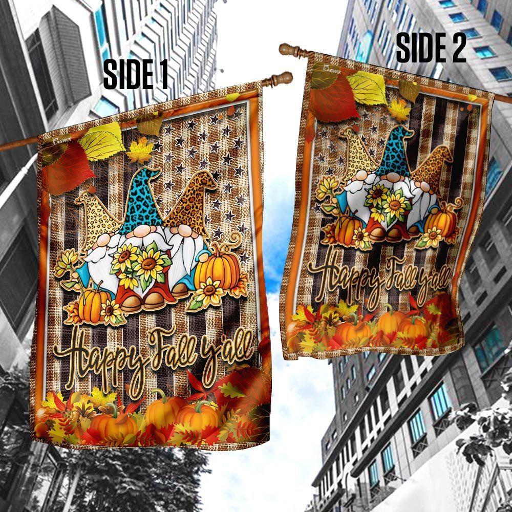 Thanksgiving Gnome Painting Flagwix Happy Fall You – Thanksgiving Flag Outdoor Decoration