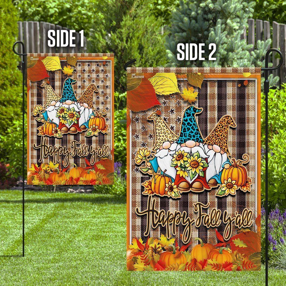 Thanksgiving Gnome Painting Flagwix Happy Fall You – Thanksgiving Flag Outdoor Decoration