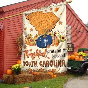 Thanksgiving South Carolina Flag Thankful Grateful And&hellip;