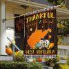 Thanksgiving Texas Flag Thankful Grateful And Blessed Pumpkin Fall Halloween Flag – Thanksgiving Flag Outdoor Decoration