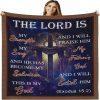 The Lord Prayer Our Father Who Art In Heaven Christian Quilt Blanket, Christian Blanket Gift For Believers