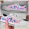 Survivor Breast Cancer Awareness Women’s Sneaker Low Top Shoes, Gift For Survious