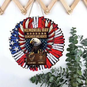 US Air Force Military Wood Sign Memorial&hellip;