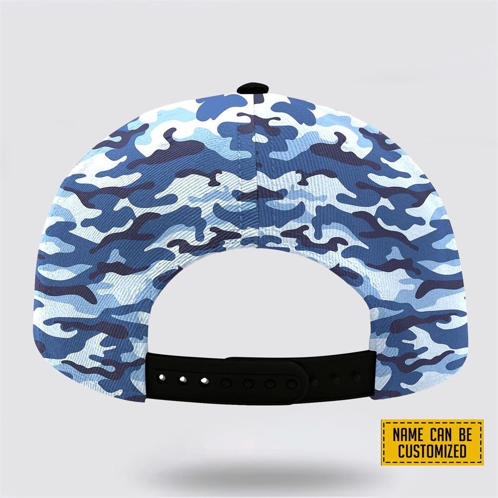 US Navy Baseball Caps Department Of The Navy Blue Veterans, Personalized Name Navy Hats, Gifts For Military Personnel