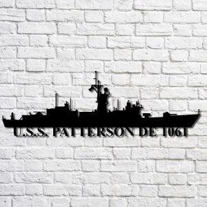 Us Navy Metal Sign, Veteran Signs, UssPatterson&hellip;