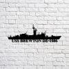 Us Navy Metal Sign, Veteran Signs, Uss Boxer Lhd4 Navy Ship Metal Art, Metal Sign, Metal Sign Decor, Metal Navy Signs
