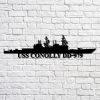 Us Navy Metal Sign, Veteran Signs, Uss Connoly Ddg979 Navy Ship Metal Art, Metal Sign, Metal Sign Decor, Metal Navy Signs