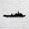 Us Navy Metal Sign, Veteran Signs, Uss Caron Dd970 Navy Ship Metal Art, Metal Sign, Metal Sign Decor, Metal Navy Signs
