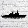 Us Navy Metal Sign, Veteran Signs, Uss Carter Hall Lsd50 Navy Ship Metal Sign, Metal Sign, Metal Sign Decor, Metal Navy Signs
