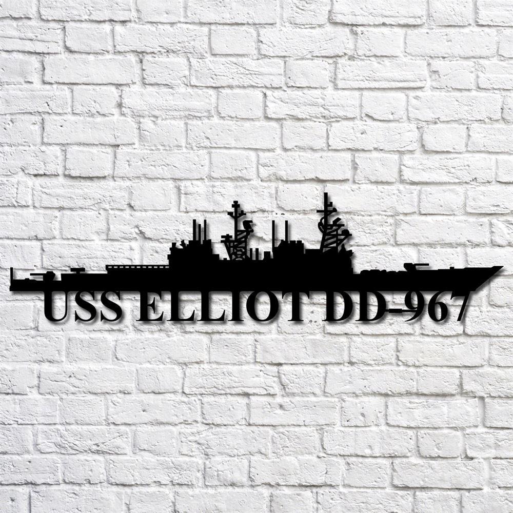 Us Navy Metal Sign, Veteran Signs, Uss Elliot Dd967 Navy Ship Metal Art, Metal Sign, Metal Sign Decor, Metal Navy Signs Us Navy Metal Sign, Veteran Signs, Uss Elliot Dd967 Navy Ship Metal Art, Metal Sign, Metal Sign Decor, Metal Navy Signs