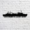 Us Navy Metal Sign, Veteran Signs, Uss Emory S Land As39 Navy Ship Metal Sign, Metal Sign, Metal Sign Decor, Metal Navy Signs