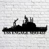 Us Navy Metal Sign, Veteran Signs, Uss Enhance Mso437 Navy Ship Metal Art, Metal Sign, Metal Sign Decor, Metal Navy Signs