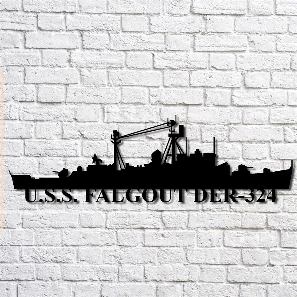 Us Navy Metal Sign, Veteran Signs, Uss Falgout Der324 Navy Ship Metal Art, Metal Sign, Metal Sign Decor, Metal Navy Signs Us Navy Metal Sign, Veteran Signs, Uss Falgout Der324 Navy Ship Metal Art, Metal Sign, Metal Sign Decor, Metal Navy Signs