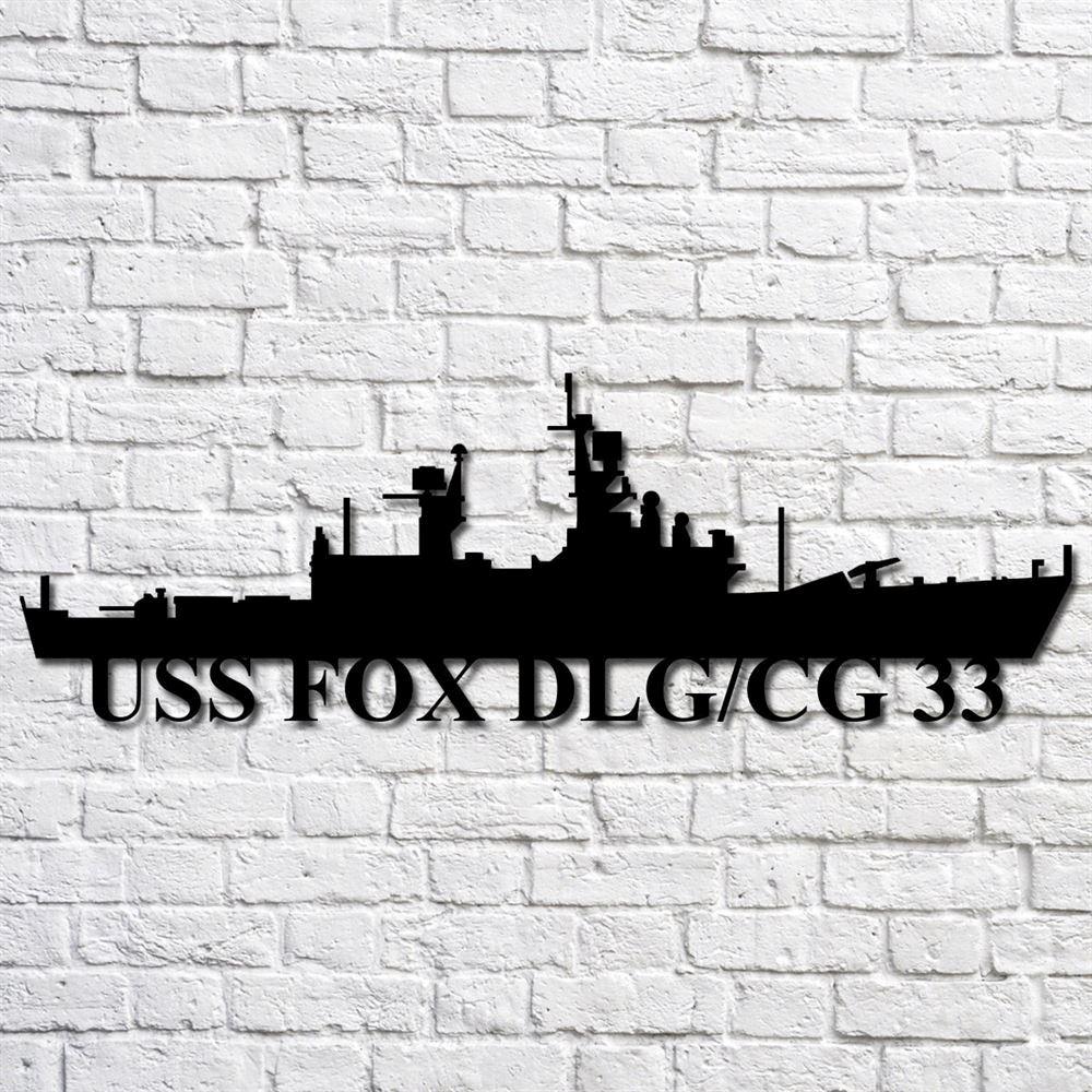 Us Navy Metal Sign, Veteran Signs, Uss Fox Dlg_cg 33 Navy Ship Metal Art, Metal Sign, Metal Sign Decor, Metal Navy Signs Us Navy Metal Sign, Veteran Signs, Uss Fox Dlg_cg 33 Navy Ship Metal Art, Metal Sign, Metal Sign Decor, Metal Navy Signs