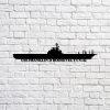 Us Navy Metal Sign, Veteran Signs, Uss Franklin D Roosevelt Cva42 Navy Ship Metal Art, Metal Sign, Metal Sign Decor, Metal Navy Signs