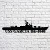 Us Navy Metal Sign, Veteran Signs, Uss Garrett County Lst 786 Navy Ship Metal Art, Metal Sign, Metal Sign Decor, Metal Navy Signs