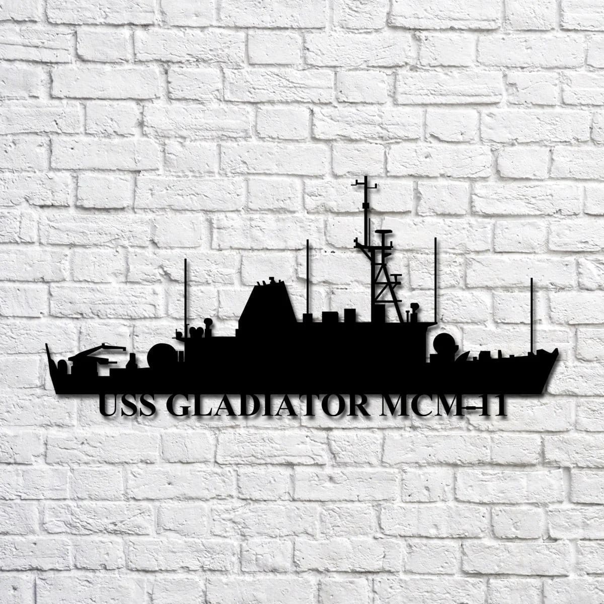 Us Navy Metal Sign, Veteran Signs, Uss Gladiator Mcm11 Navy Ship Metal Art, Metal Sign, Metal Sign Decor, Metal Navy Signs Us Navy Metal Sign, Veteran Signs, Uss Gladiator Mcm11 Navy Ship Metal Art, Metal Sign, Metal Sign Decor, Metal Navy Signs