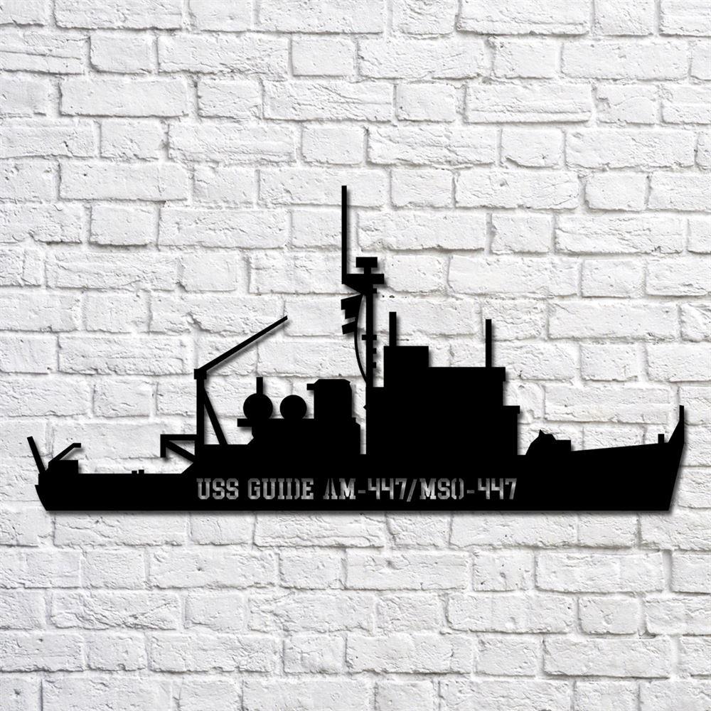 Us Navy Metal Sign, Veteran Signs, Uss Guide Am447_mso 447 Navy Ship Metal Art, Metal Sign, Metal Sign Decor, Metal Navy Signs Us Navy Metal Sign, Veteran Signs, Uss Guide Am447_mso 447 Navy Ship Metal Art, Metal Sign, Metal Sign Decor, Metal Navy Signs