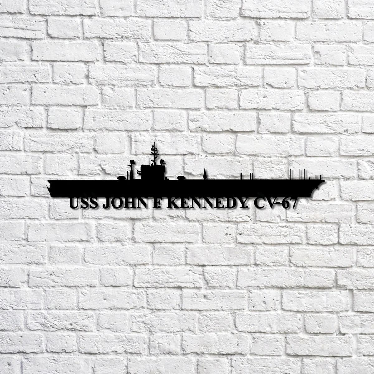Us Navy Metal Sign, Veteran Signs, Uss John F Kennedy Cv67 Navy Ship Metal Sign, Metal Sign, Metal Sign Decor, Metal Navy Signs