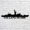 Us Navy Metal Sign, Veteran Signs, Uss Lang Ff1060 Navy Ship Metal Sign, Metal Sign, Metal Sign Decor, Metal Navy Signs Us Navy Metal Sign, Veteran Signs, Uss Lang Ff1060 Navy Ship Metal Sign, Metal Sign, Metal Sign Decor, Metal Navy Signs