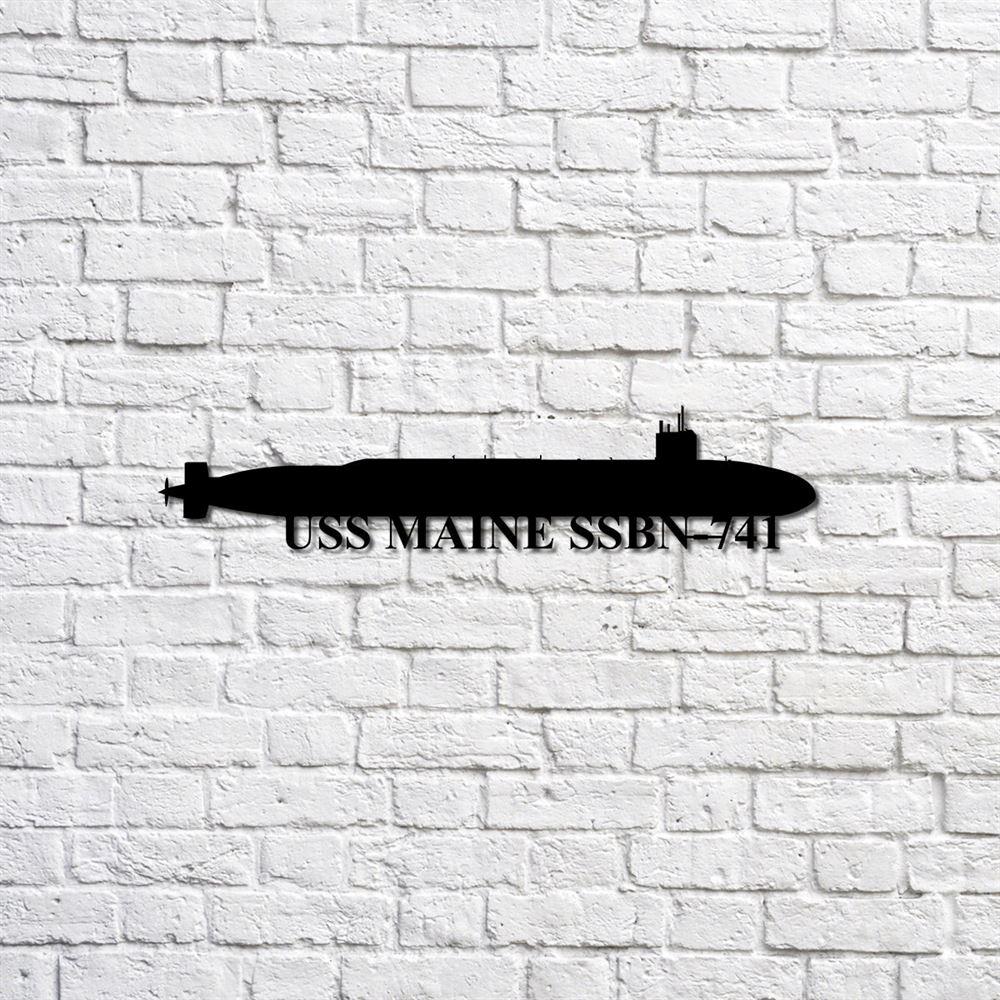 Us Navy Metal Sign, Veteran Signs, Uss Maine Ssbn741 Navy Ship Metal Sign, Metal Sign, Metal Sign Decor, Metal Navy Signs Us Navy Metal Sign, Veteran Signs, Uss Maine Ssbn741 Navy Ship Metal Sign, Metal Sign, Metal Sign Decor, Metal Navy Signs