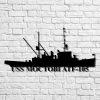 Us Navy Metal Sign, Veteran Signs, Uss Mobile Lka115 Navy Ship Metal Art, Metal Sign, Metal Sign Decor, Metal Navy Signs