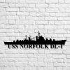 Us Navy Metal Sign, Veteran Signs, Uss Northampton Cc1 Navy Ship Metal Art, Metal Sign, Metal Sign Decor, Metal Navy Signs