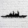 Us Navy Metal Sign, Veteran Signs, Uss Perry Dd844 Navy Ship Metal Art, Metal Sign, Metal Sign Decor, Metal Navy Signs