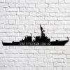 Us Navy Metal Sign, Veteran Signs, Uss Stethem Ddg63 Navy Ship Metal Sign, Metal Sign, Metal Sign Decor, Metal Navy Signs