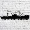 Us Navy Metal Sign, Veteran Signs, Uss Tacloban Pg22 Navy Ship Metal Art, Metal Sign, Metal Sign Decor, Metal Navy Signs